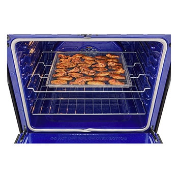 Inside view with food