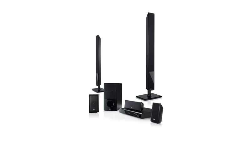 LG 1000 Watts | Hôte média USB Plus | 2 Haut-parleurs | Connexion iPod®, HB905PA