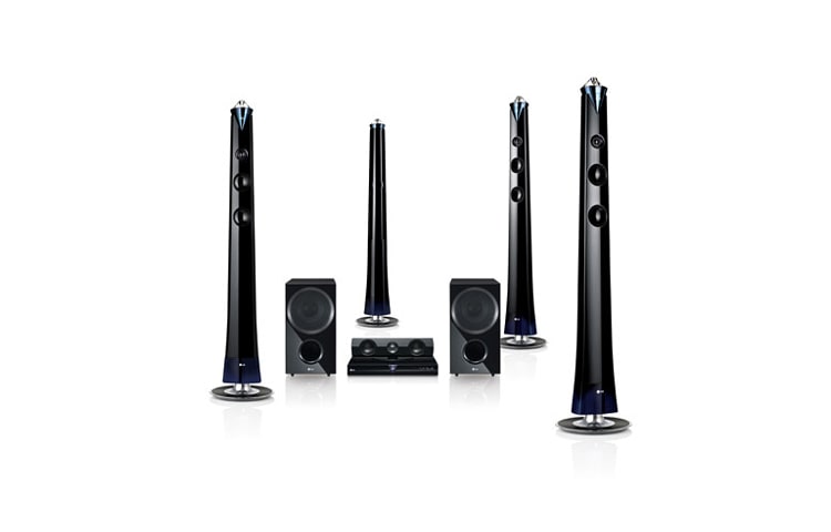 Vue avant de 1100 Watts | Blu-ray 3D Système de Cinéma Maison | 4 Haut-Parleurs HX996TS