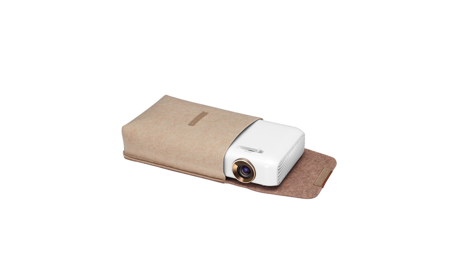 LG Projecteur DEL Minibeam avec pile intégrée, sortie du son Bluetooth et fonction de partage d’écran, PH550
