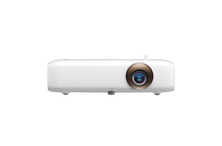 LG Projecteur DEL Minibeam avec pile intégrée, sortie du son Bluetooth et fonction de partage d’écran, PH550