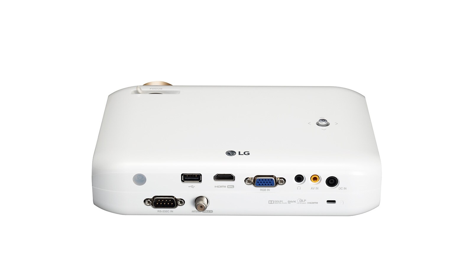 LG Projecteur DEL Minibeam de 1500 lumens avec fonction de partage d’écran et sortie du son Bluetooth, PW1500