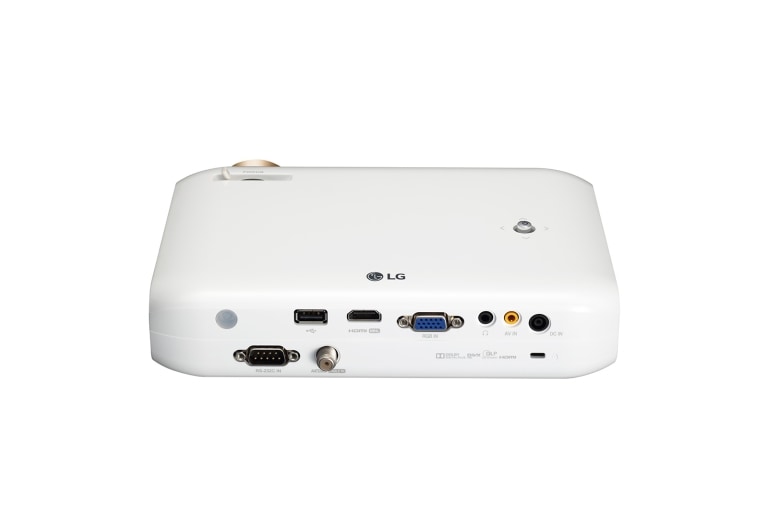 LG Projecteur DEL Minibeam de 1500 lumens avec fonction de partage d’écran et sortie du son Bluetooth, PW1500