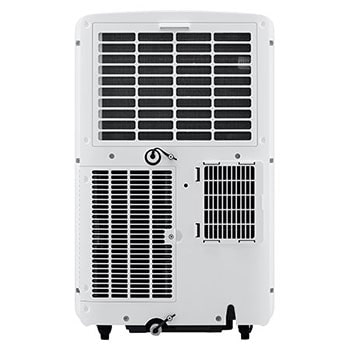 Vue arrière du climatiseur portatif de LG