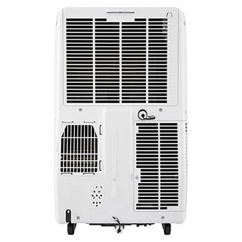 Vue arrière du climatiseur portatif de LG