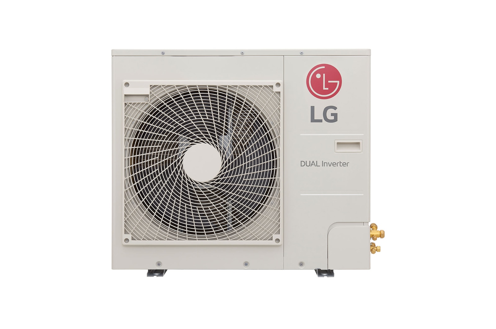 Vue avant de DUALCOOL Prestige de 12 000 BTU de LG, pompe à chaleur à condenseur KUSAL121A