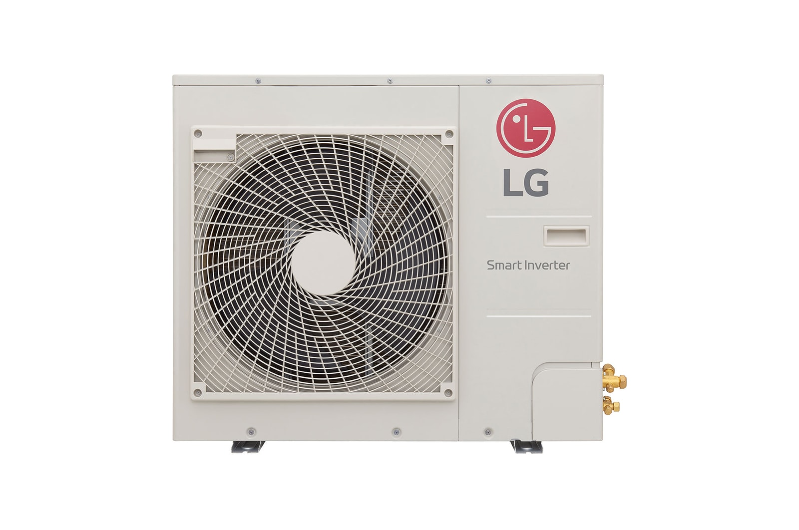 Vue avant de Pompe à chaleur à condenseur de 24 000 BTU de LG avec tuyauterie extensible KUSAP241A