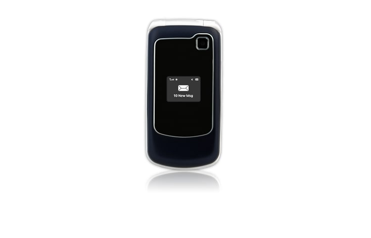 Vue avant de Intégré avec une mémoire extensible jusqu’à 4GB, un appareil photo de 1.3 mégapixels et l’option Bluetooth en stéréo. GB250G