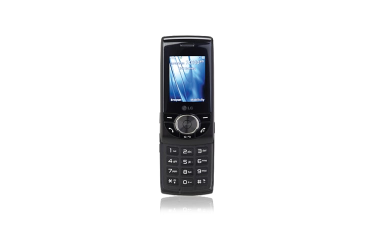 Vue avant de Wink | Écran de 2,0 po avec une conception coulissante élégante, Appareil photo de 1,3 Mp, Lecture de musique MP3, Internet et MMS (3G) GU297