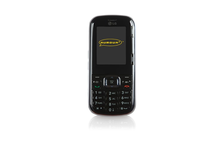 Vue avant de Rumour2 | Clavier QWERTY à 4 lignes, lecteur de musique, compatible Bluetooth®, messagerie instantanée et courriel Sprint® Mobile LG265