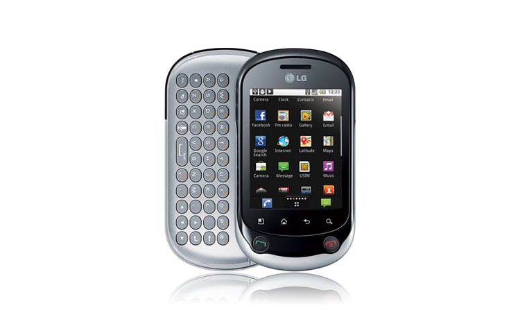 LG Optimus Chat | Téléphone intelligent Android MC compact et abordable", LGC555