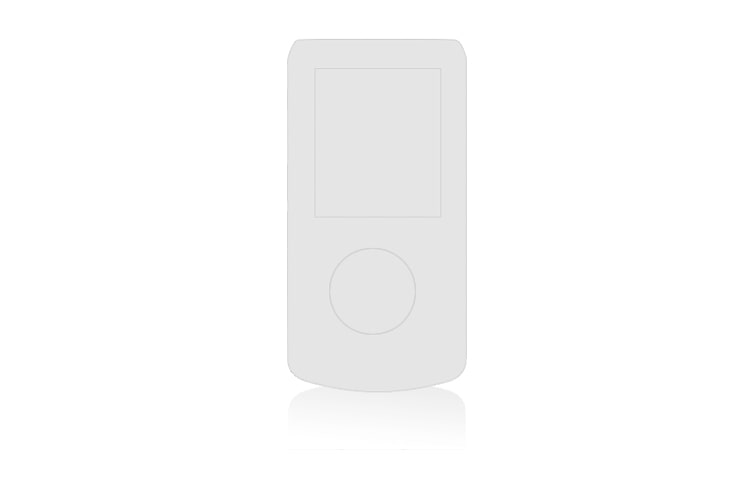 Vue avant de Téléphone mobile à écran tactile, navigateur Web et lecteur de musique LGCX10000T