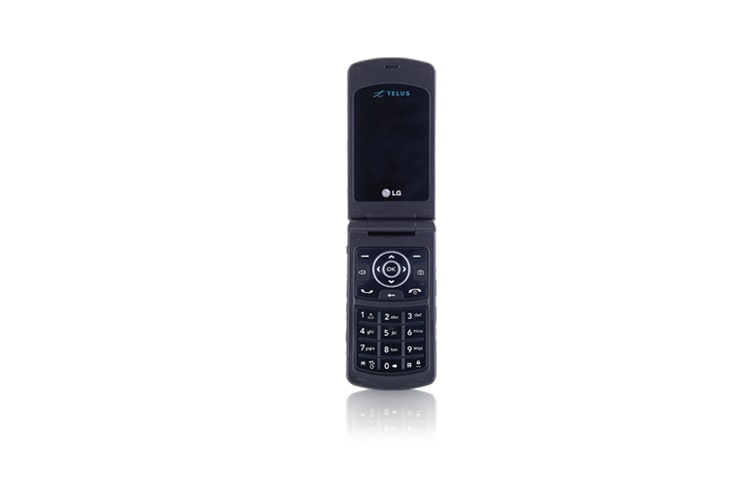 Vue avant de Mémoire interne de 1 Go, fonctionnalité multitâche pendant l&#39;écoute de musique, molette de navigation avant avec touche de sélection centrale LGCX8560