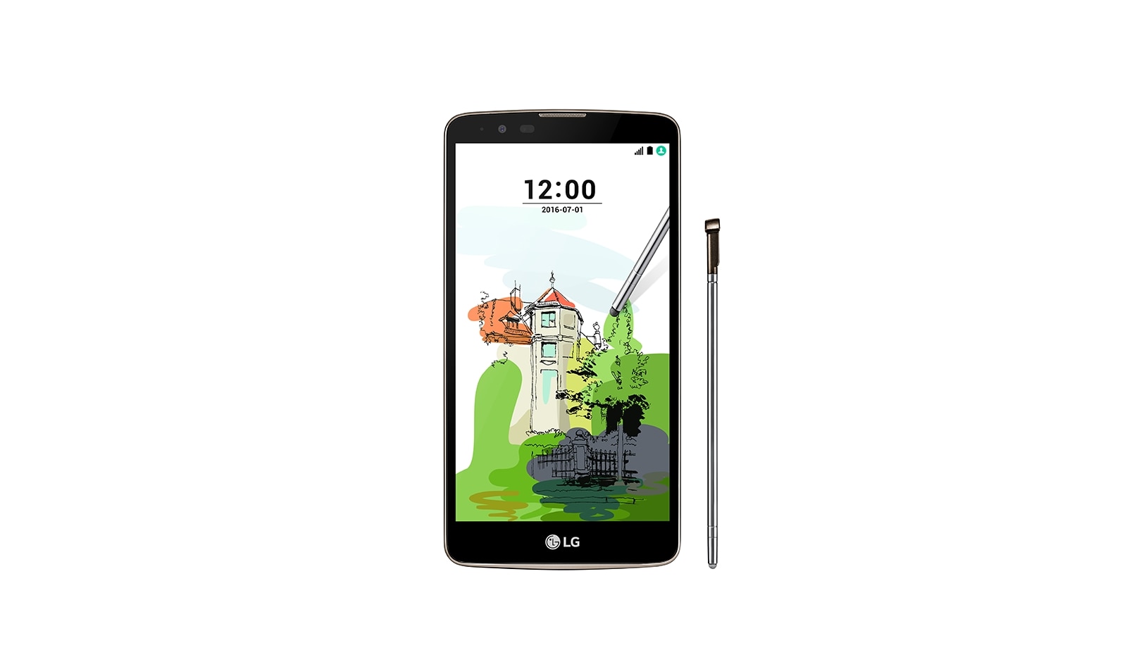 Vue avant de StyloMC 2 Plus de LG LGK557