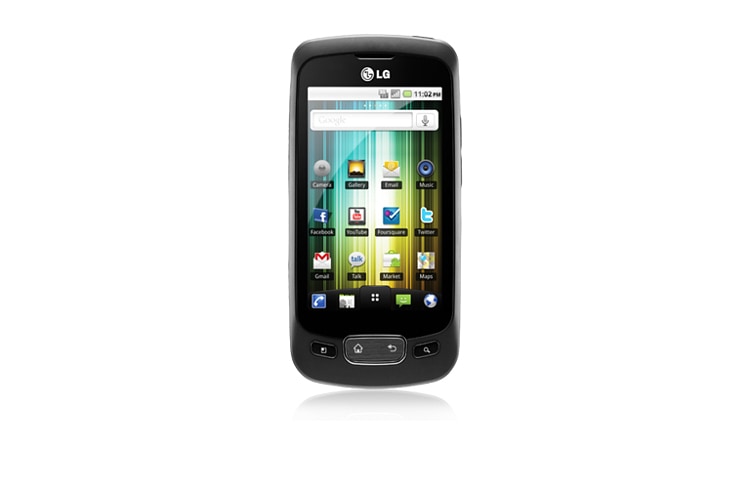 Vue avant de Optimus One | LG OPTIMUS ONE con Google™ LGP500 LGP500