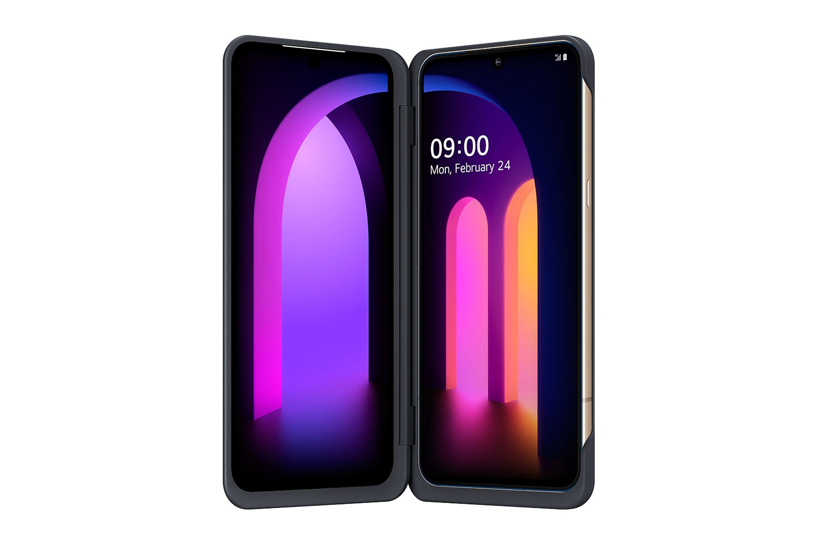 Vue avant de LG V60 ThinQ 5G LMV600TM2X