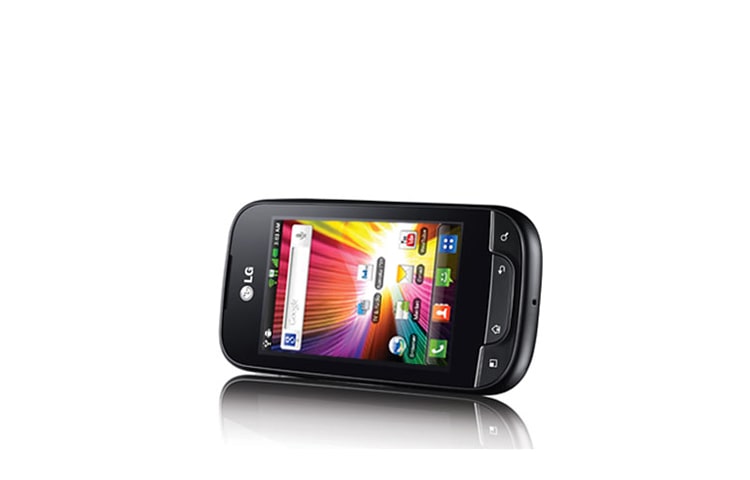 LG Optimus Net |Téléphone intelligent Android compact et abordable à écran tactile, P690B