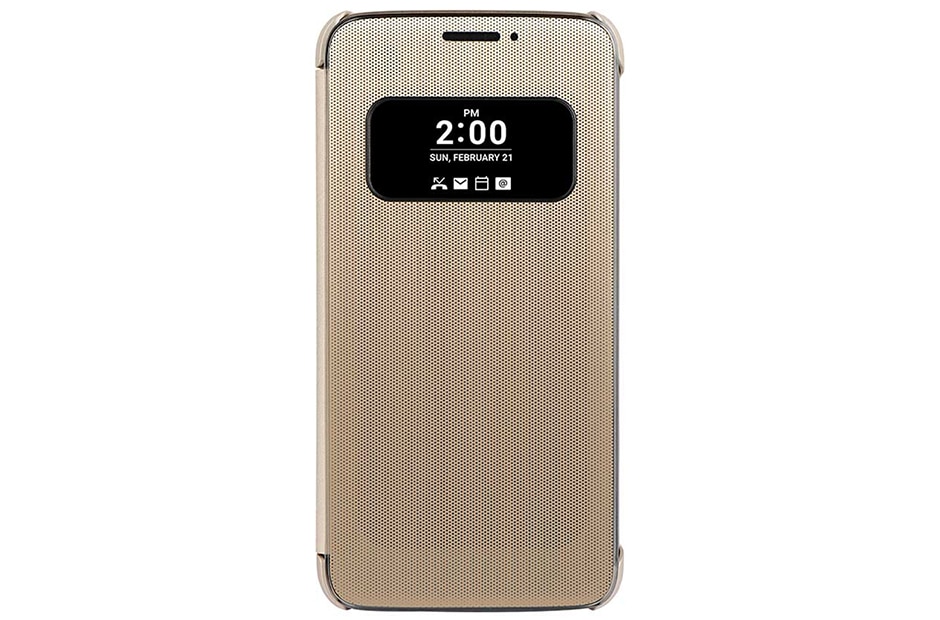 LG Étui Quick Cover du LG G5 - Or, CFV-160 Or