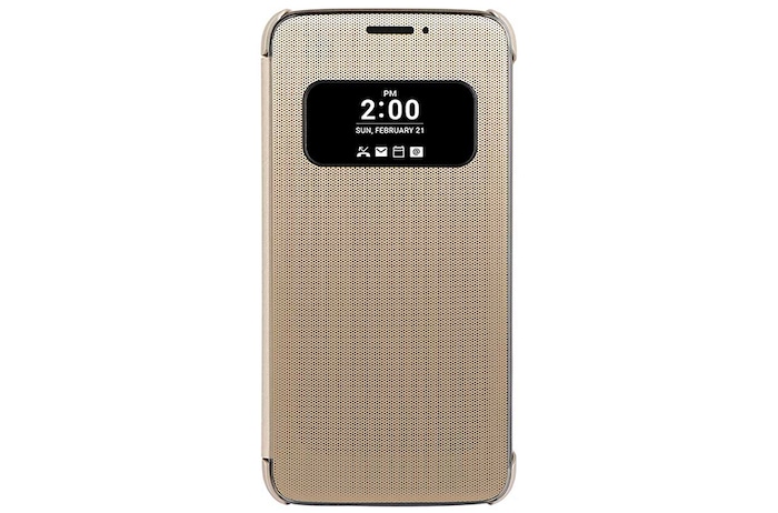 LG Étui Quick Cover du LG G5 - Or, CFV-160 Or