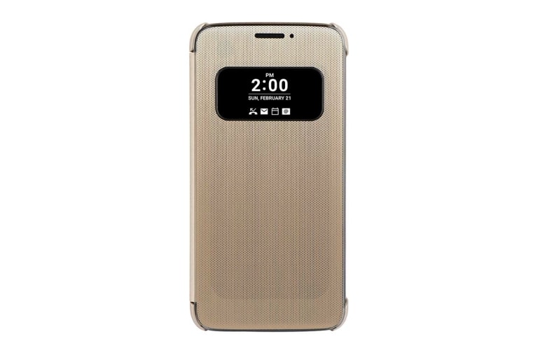 LG Étui Quick Cover du LG G5 - Or, CFV-160 Or
