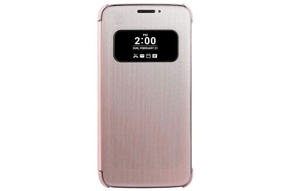 LG Étui Quick Cover du LG G5 - Rose, CFV-160 Rose