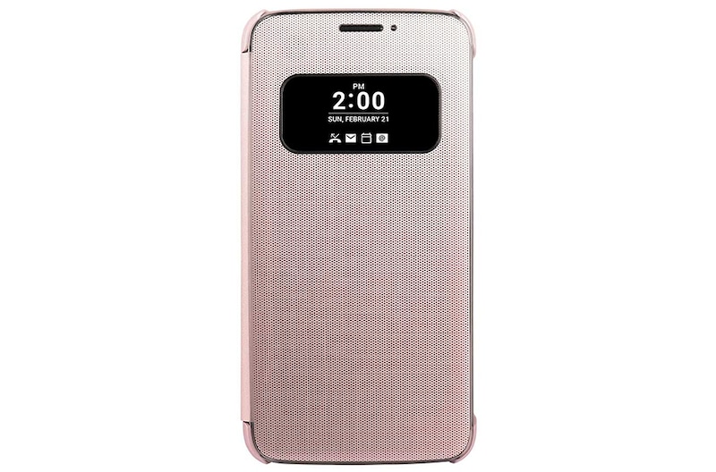 LG Étui Quick Cover du LG G5 - Rose, CFV-160 Rose