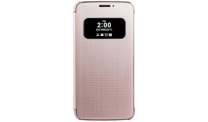 LG Étui Quick Cover du LG G5 - Rose, CFV-160 Rose
