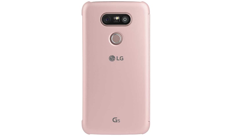 LG Étui Quick Cover du LG G5 - Rose, CFV-160 Rose