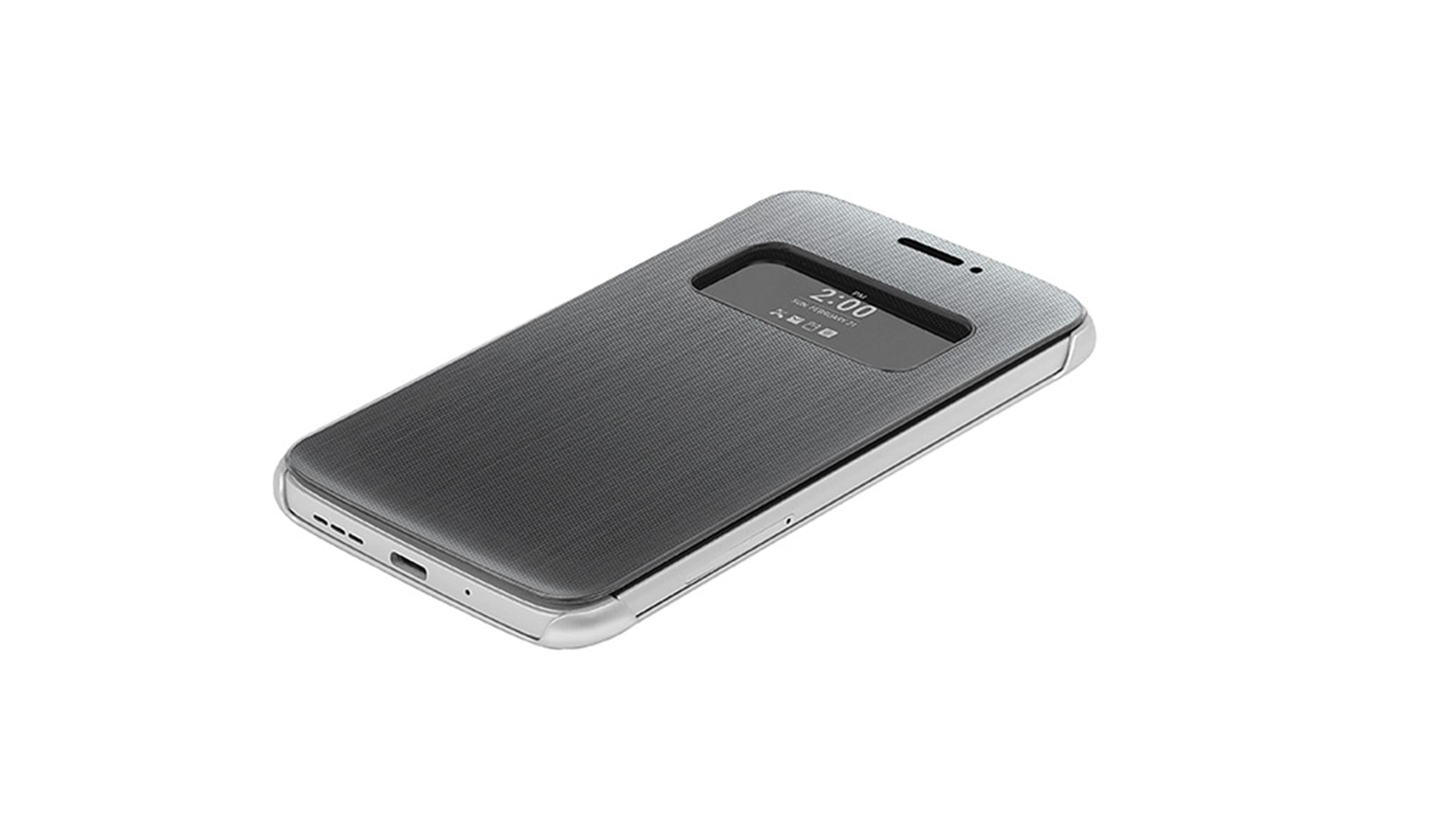 LG Étui Quick Cover du LG G5 - Argent, CFV-160 Argent