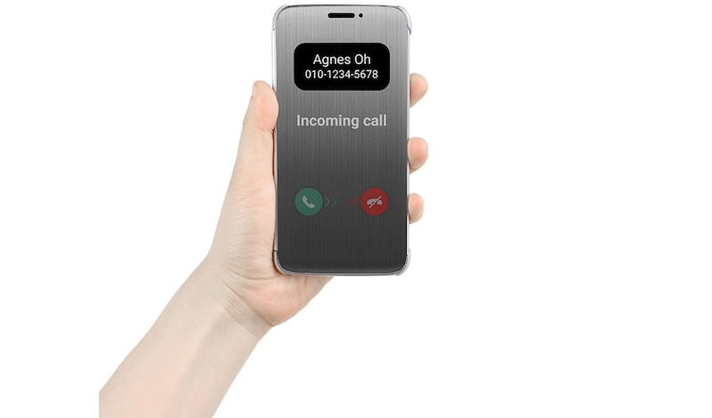 LG Étui Quick Cover du LG G5 - Argent, CFV-160 Argent