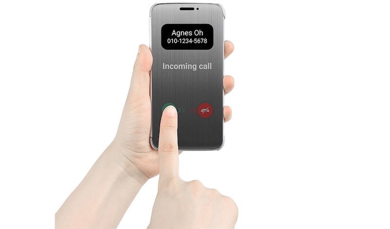 LG Étui Quick Cover du LG G5 - Argent, CFV-160 Argent