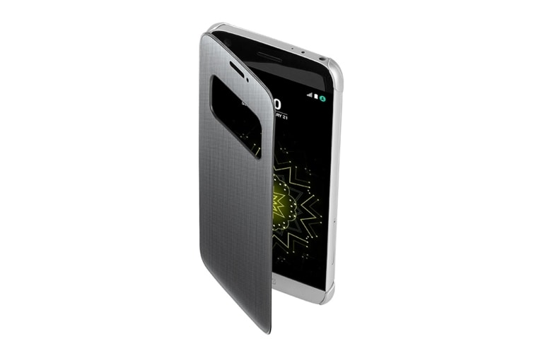 LG Étui Quick Cover du LG G5 - Argent, CFV-160 Argent