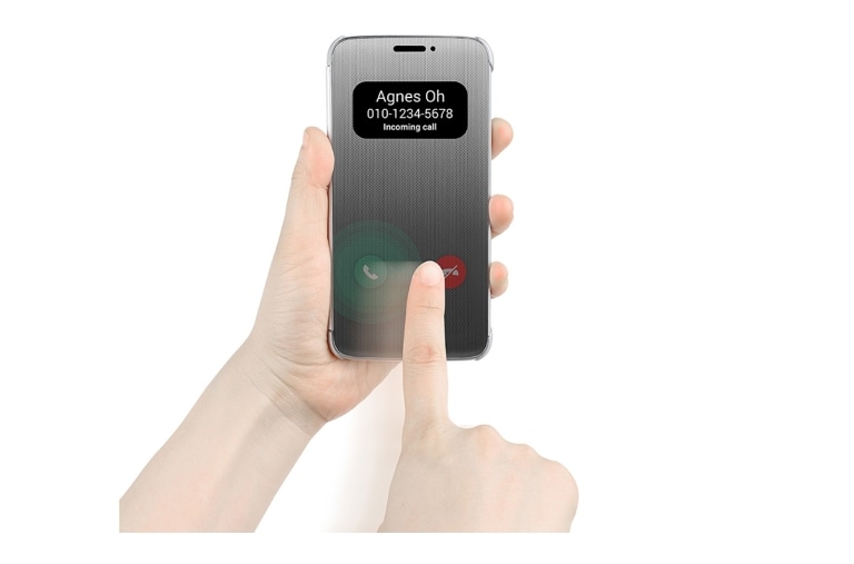 LG Étui Quick Cover du LG G5 - Argent, CFV-160 Argent
