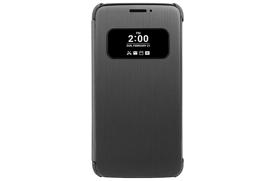 LG Étui Quick Cover du LG G5 - Titane, CFV-160 Titane