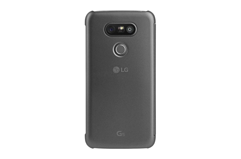 LG Étui Quick Cover du LG G5 - Titane, CFV-160 Titane