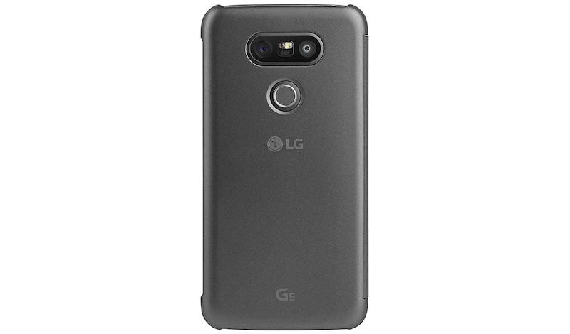 LG Étui Quick Cover du LG G5 - Titane, CFV-160 Titane