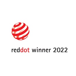 Logo thiết kế chấm đỏ