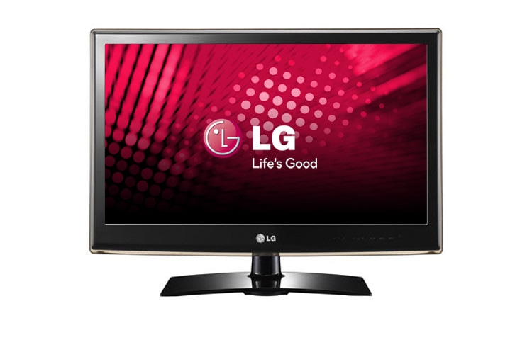Vue avant de Le téléviseur LG LV2500 constitue une parfaite introduction à l’univers du divertissement à domicile 22LV2500