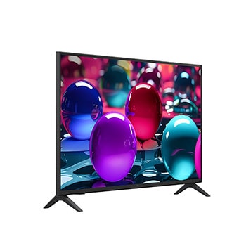 Vue latérale gauche du téléviseur LG UHD UA70.