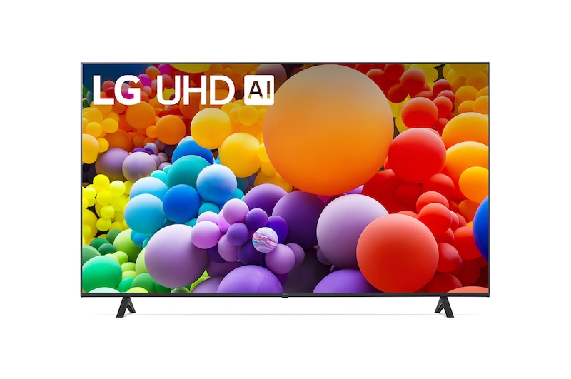 Vue avant de Téléviseur intelligent 4K AI UT70 de 43 pouces de LG 43UT7000PUA