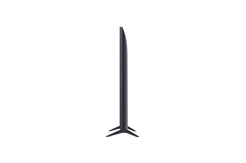 Vue latérale du téléviseur LG UHD, UT70