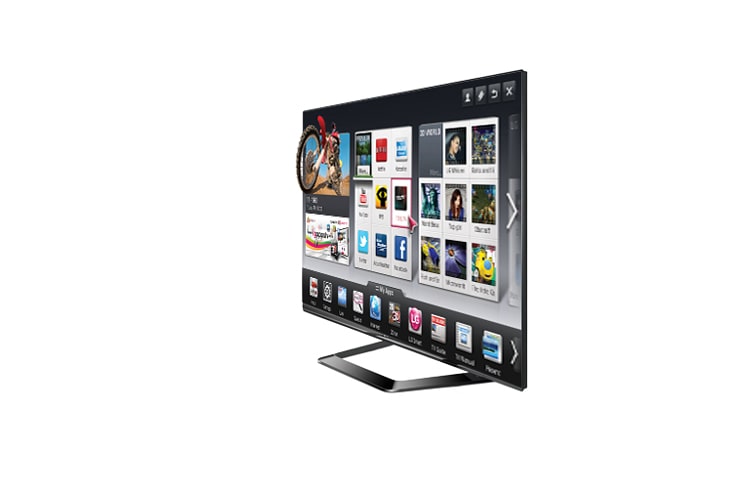 LG TV 47 pouces | Smart 3D TV | DEL | Écran Cinema | Smart Share, 47LM6400