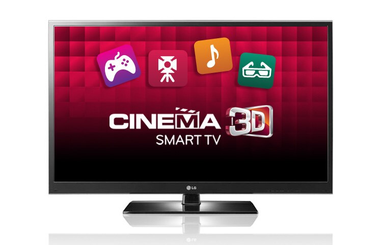Vue avant de L’étonnant PZ950 de LG : un écran à plasma qui saura capter l’attention tout en demeurant accessible. 50PZ950