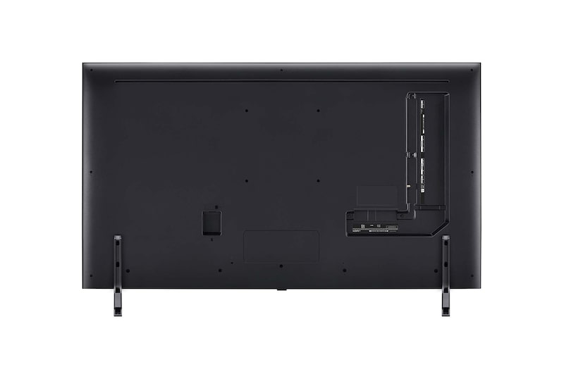 Vue arrière du téléviseur QNED de LG, modèle QNED85