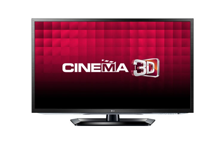 Vue avant de TV 55 pouces | TV DEL Cinema 3D | Conversion 2D au 3D | Homologué DLNA | Économies d&#39;énergie sensées 55LM5800
