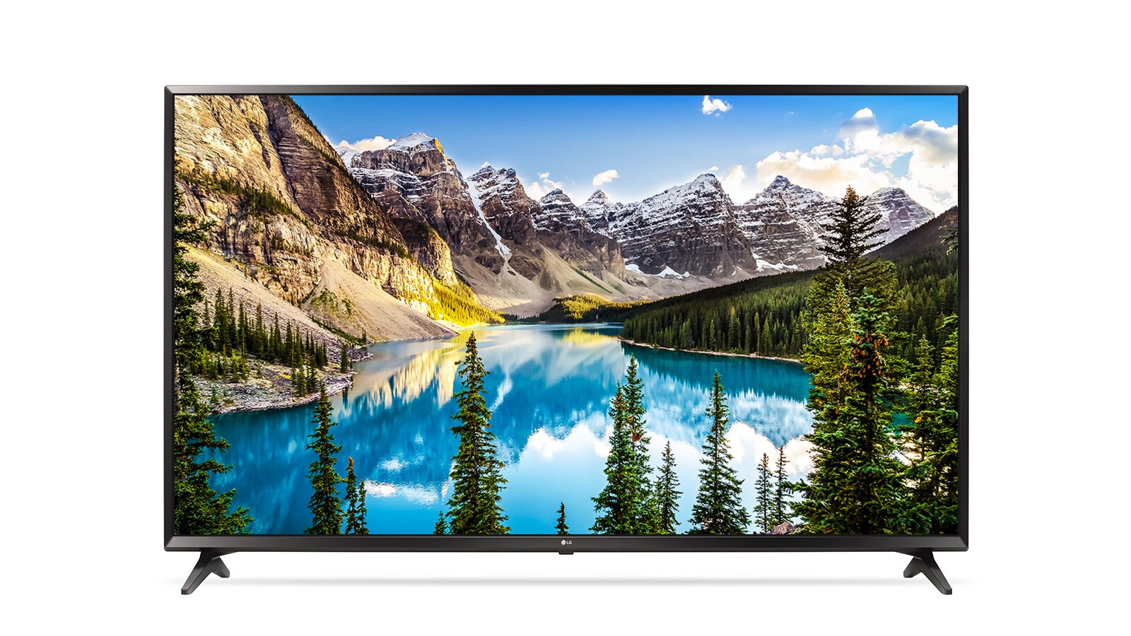 Vue avant de Téléviseur DEL Smart 4K UHD avec webOS<sup>MC</sup> 3.5 UJ6300 de 55 po 55UJ6300