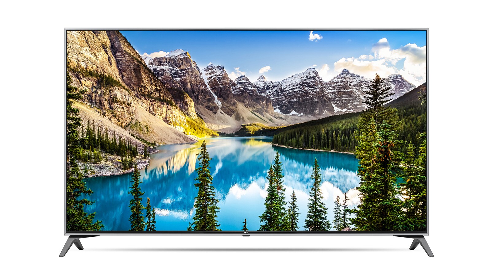 Vue avant de Téléviseur DEL Smart 4K UHD avec webOS<sup>MC</sup> 3.5 UJ7700 de 65 po 55UJ7700