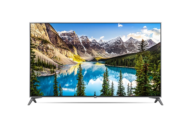 Vue avant de Téléviseur DEL Smart 4K UHD avec webOS<sup>MC</sup> 3.5 UJ7700 de 65 po 55UJ7700