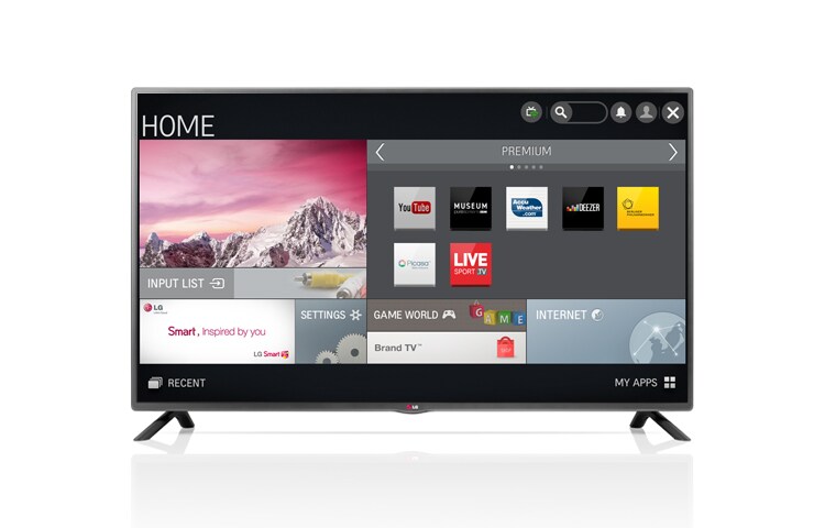 Vue avant de Téléviseur Smart 60LB6000