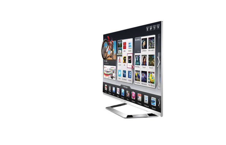 LG TV 60 pouces | Smart 3D TV | Écran Cinema | Télécommande Magic | 6 paires de lunettes Cinema 3D incluses, 60LM6700